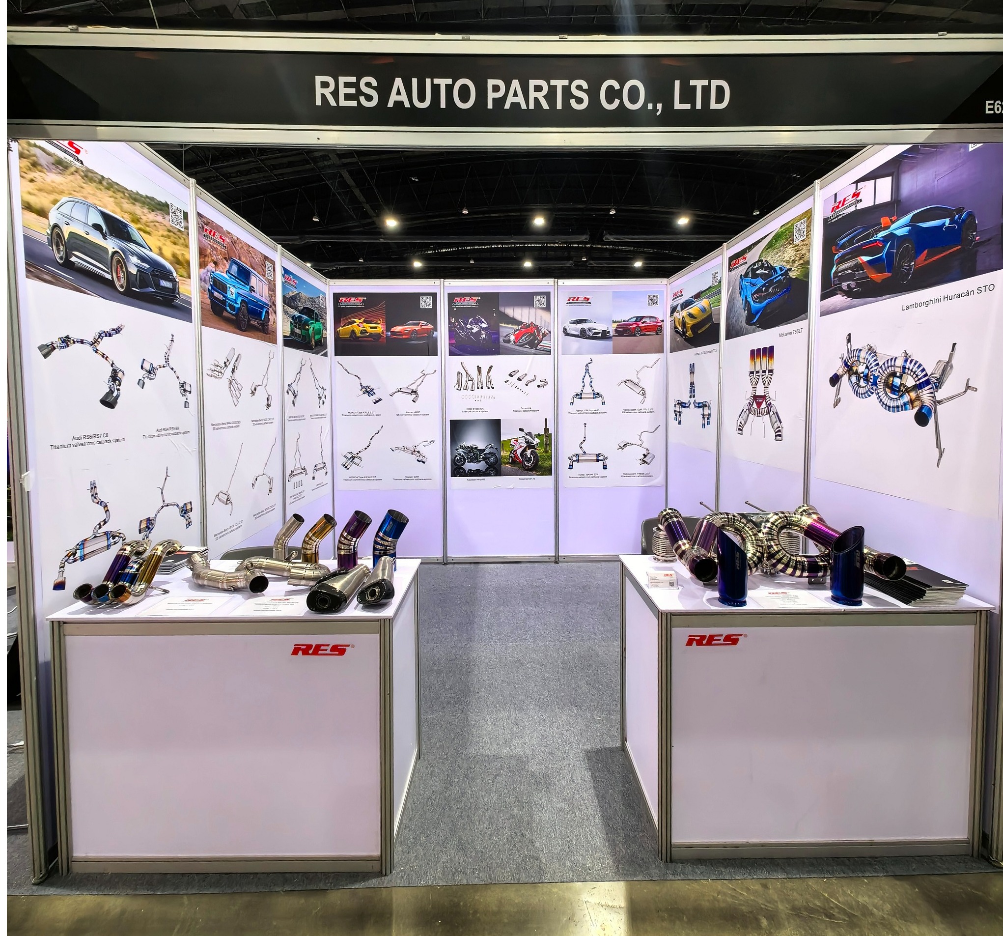 RES Racing Performance Exhaust at the 2024 Bangkok Auto Tuning Show in Thailand!