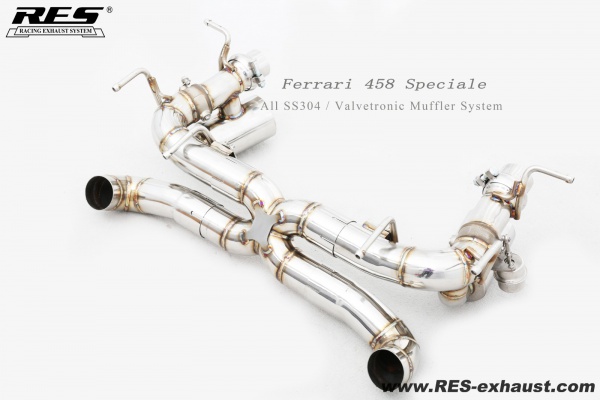 Ferrari 458 Speciale Valvetronic Muffler System