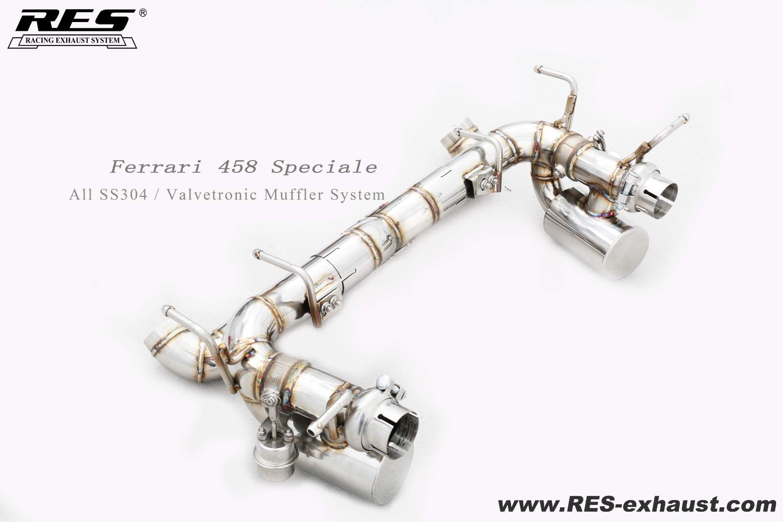 Ferrari 458 Speciale Valvetronic Muffler System