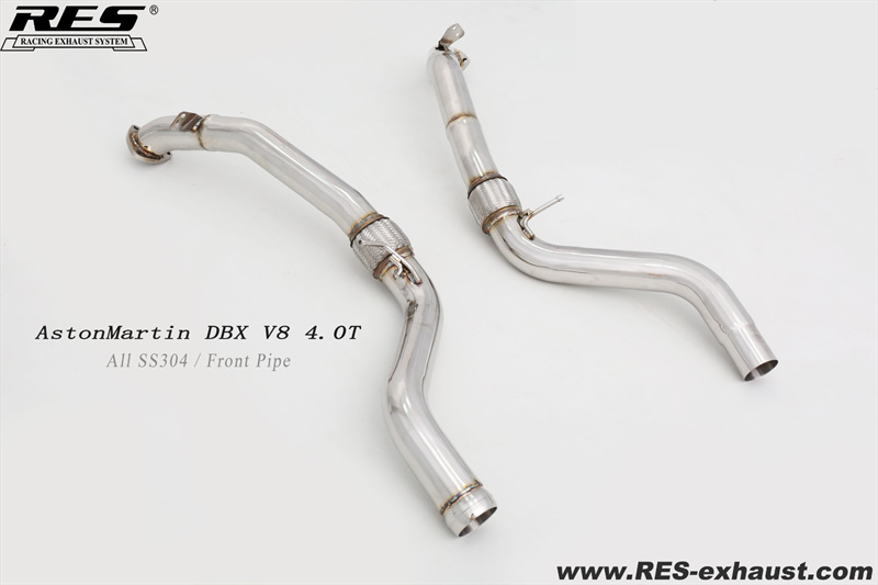 Aston Martin DBX V8 4.0T All SS304 Front Pipe