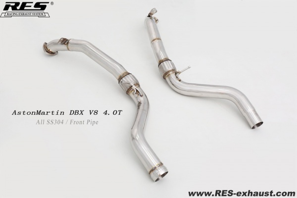 Aston Martin DBX V8 4.0T All SS304 Front Pipe