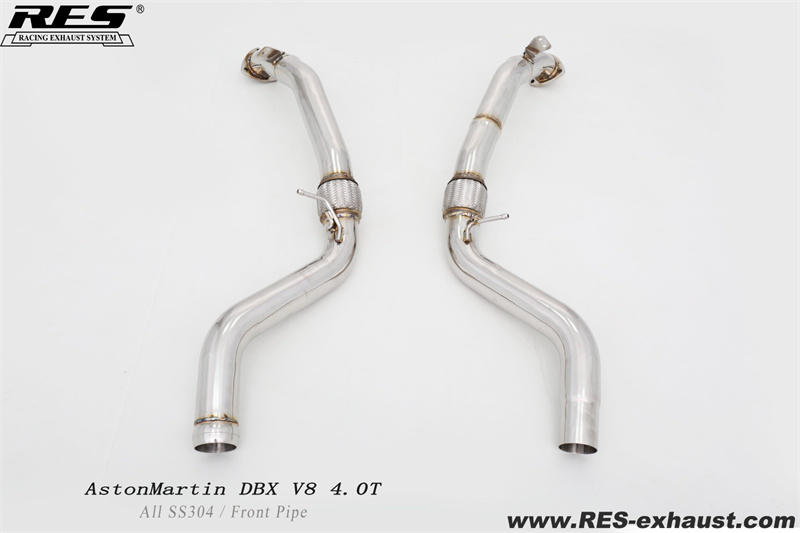 Aston Martin DBX V8 4.0T All SS304 Front Pipe
