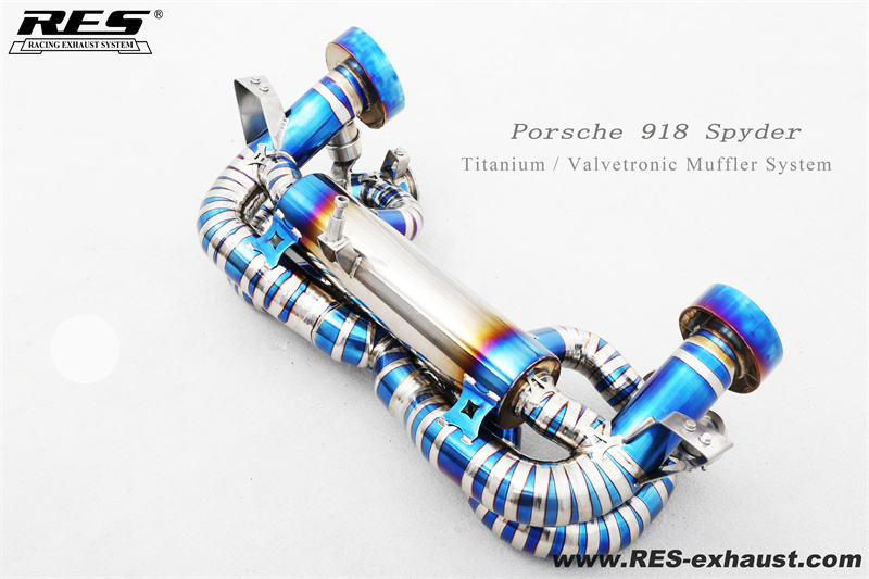 Porsche 918 Spyder Titanium / Valvetronic Muffler System