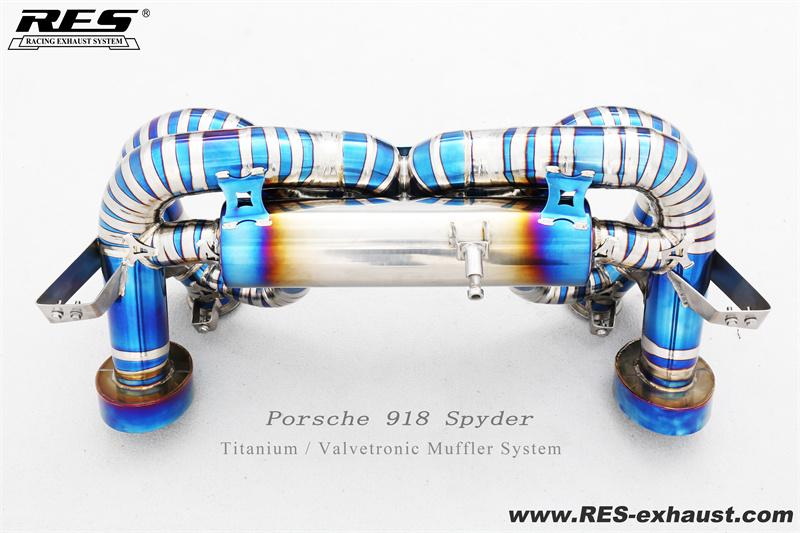Porsche 918 Spyder Titanium / Valvetronic Muffler System