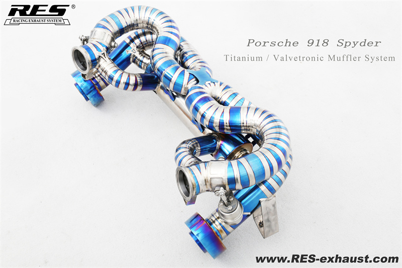 Porsche 918 Spyder Titanium / Valvetronic Muffler System