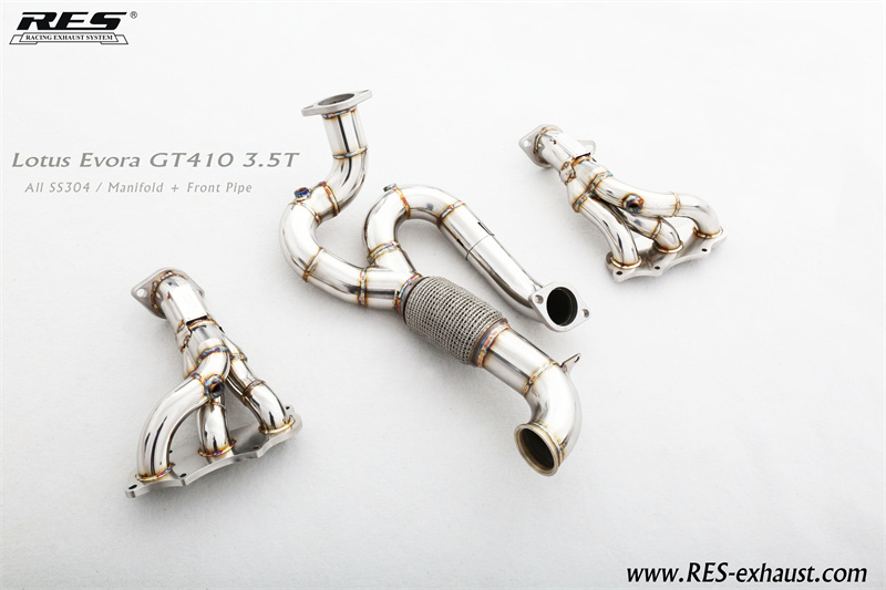 Lotus Evora All SS304 / Manifold + Front Pipe