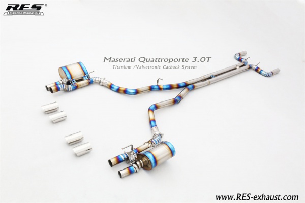 Maserati Quattroporte Titanium /Valvetronic Catback System