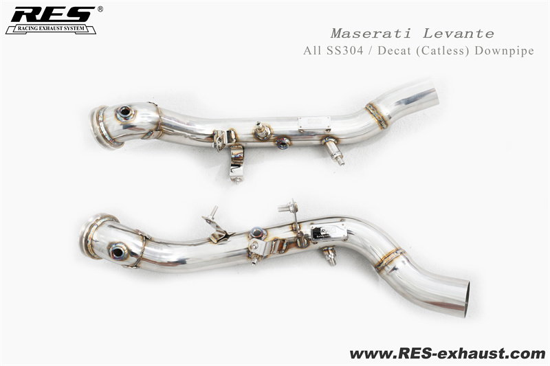 Maserati Levante All SS304 / Decat （Catless） Downpipe