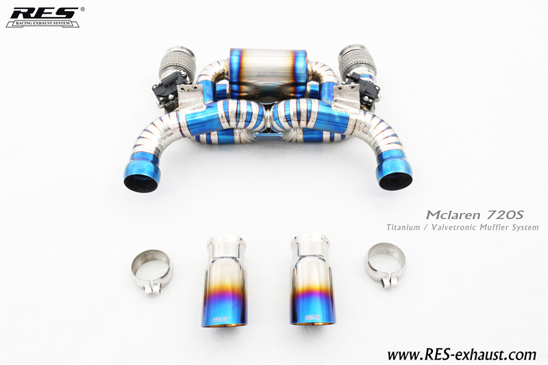 Mclaren 720S Titanium / Valvetronic Muffler System