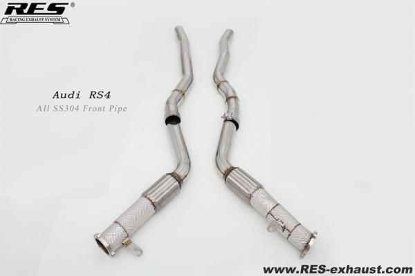 AUDI RS4 All SS304 Front Pipe