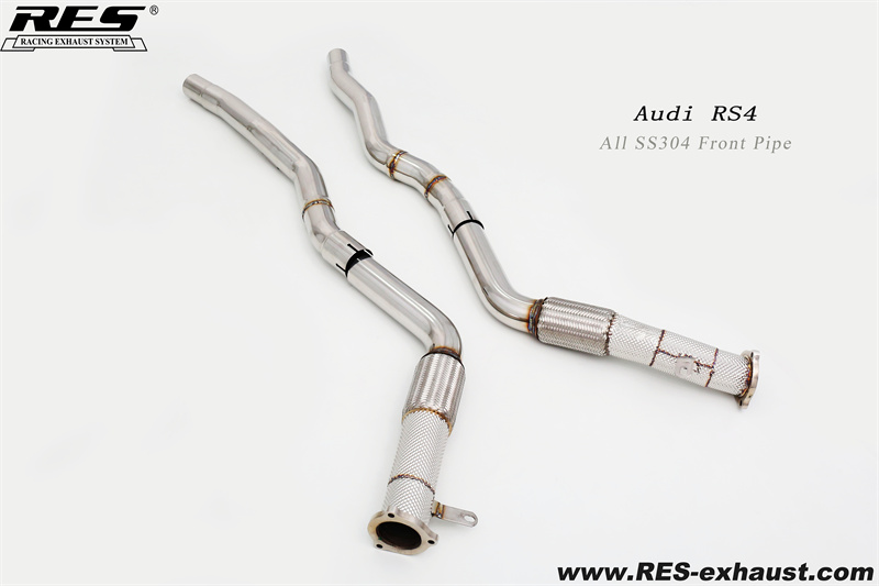 AUDI RS4 All SS304 Front Pipe