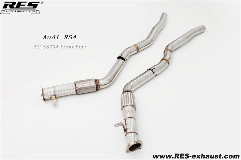 AUDI RS4 All SS304 Front Pipe