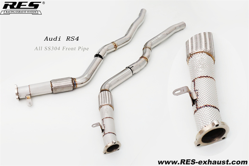 AUDI RS4 All SS304 Front Pipe