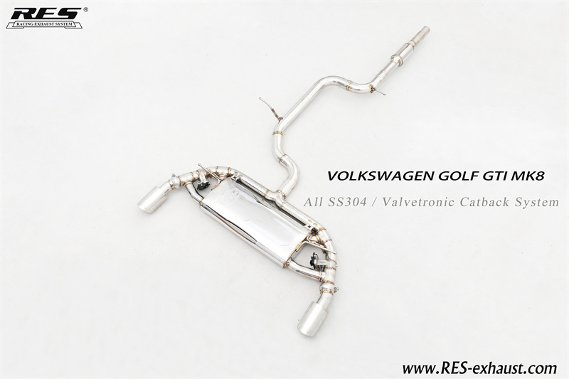 Volkswagen Golf MK8 All SS304 / Valvetronic Catback System