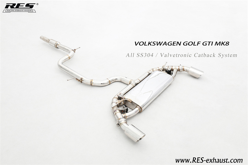 Volkswagen Golf MK8 All SS304 / Valvetronic Catback System