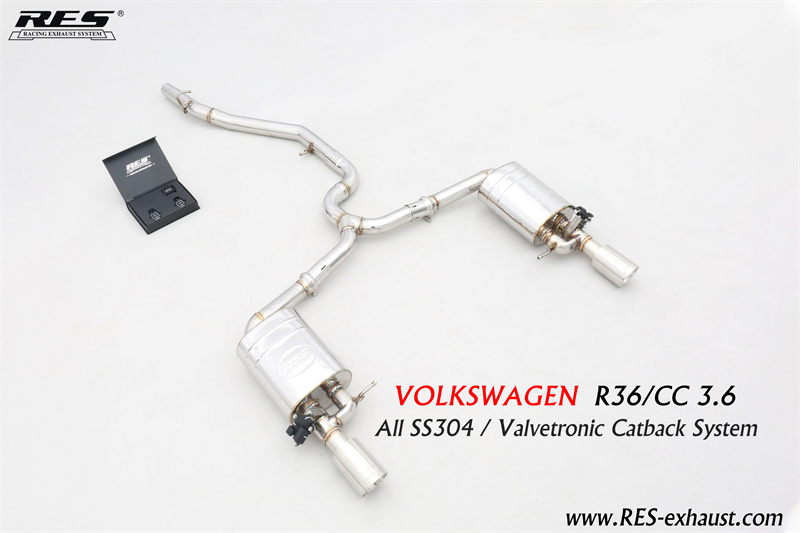 Volkswagen R36/CC 3.6 AII SS304 / ValvetronicCatback System