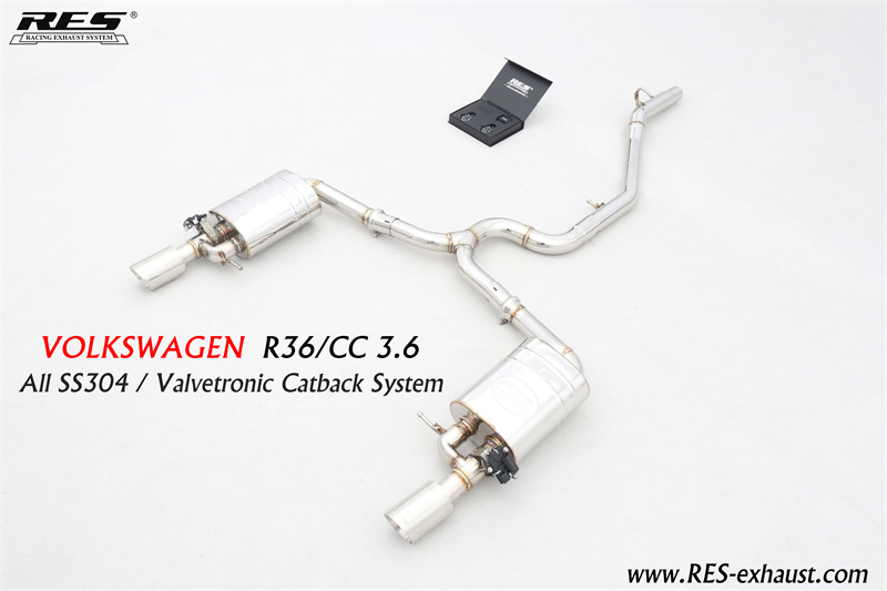 Volkswagen R36/CC 3.6 AII SS304 / ValvetronicCatback System