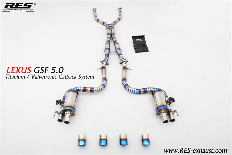 Lexus GSF 5.0 Titanium / Valvetronic Catback System