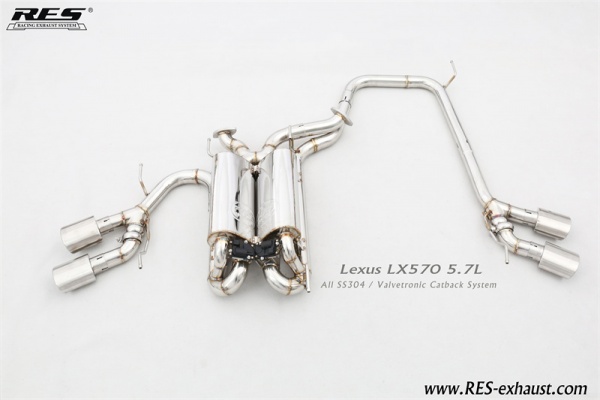 Lexus LX570 5.7L AII SS304 / Valvetronic Catback System