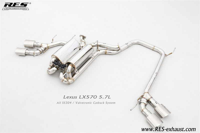 Lexus LX570 5.7L AII SS304 / Valvetronic Catback System