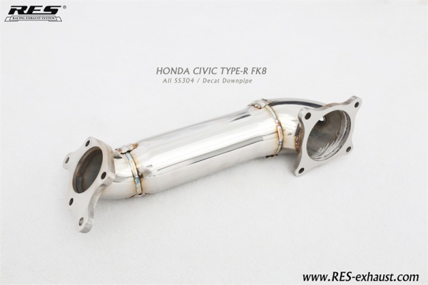 Honda Civic Type-R FK8 AIl SS304 / Decat Downpipe