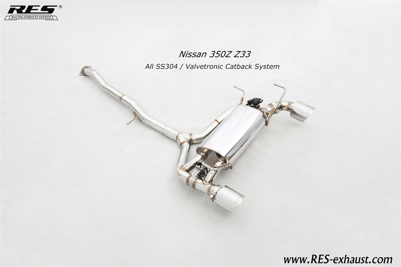 Nissan 350Z All SS304 / Valvetronic Catback System