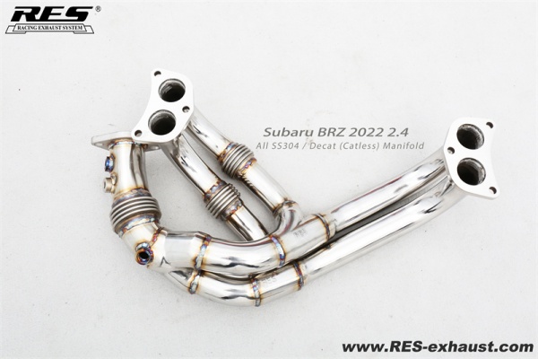 Subaru BRZ 2022 AII SS304 / Decat (Catless) Manifold
