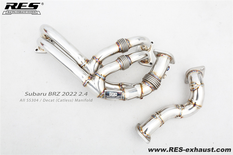 Subaru BRZ 2022 AII SS304 / Decat （Catless） Manifold