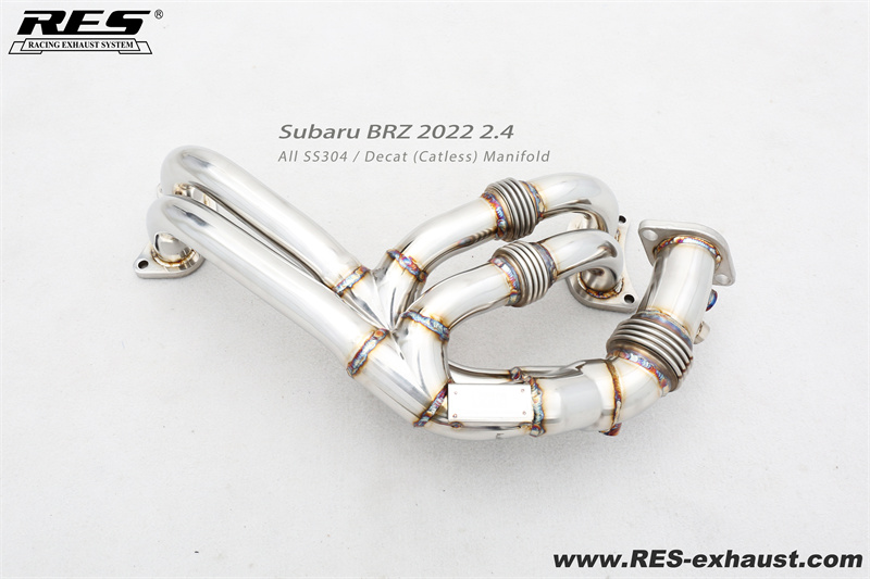 Subaru BRZ 2022 AII SS304 / Decat （Catless） Manifold