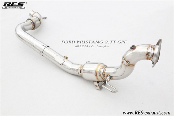 Ford Mustang 2.3T GPF AII SS304 / Cat Downpipe