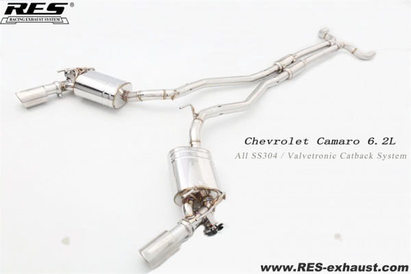 Chevrolet Camaro 6.2L All SS304 / Valvetronic Catback System