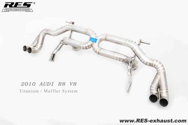 AUDI R8 V8 2010 Titanium / Muffler System