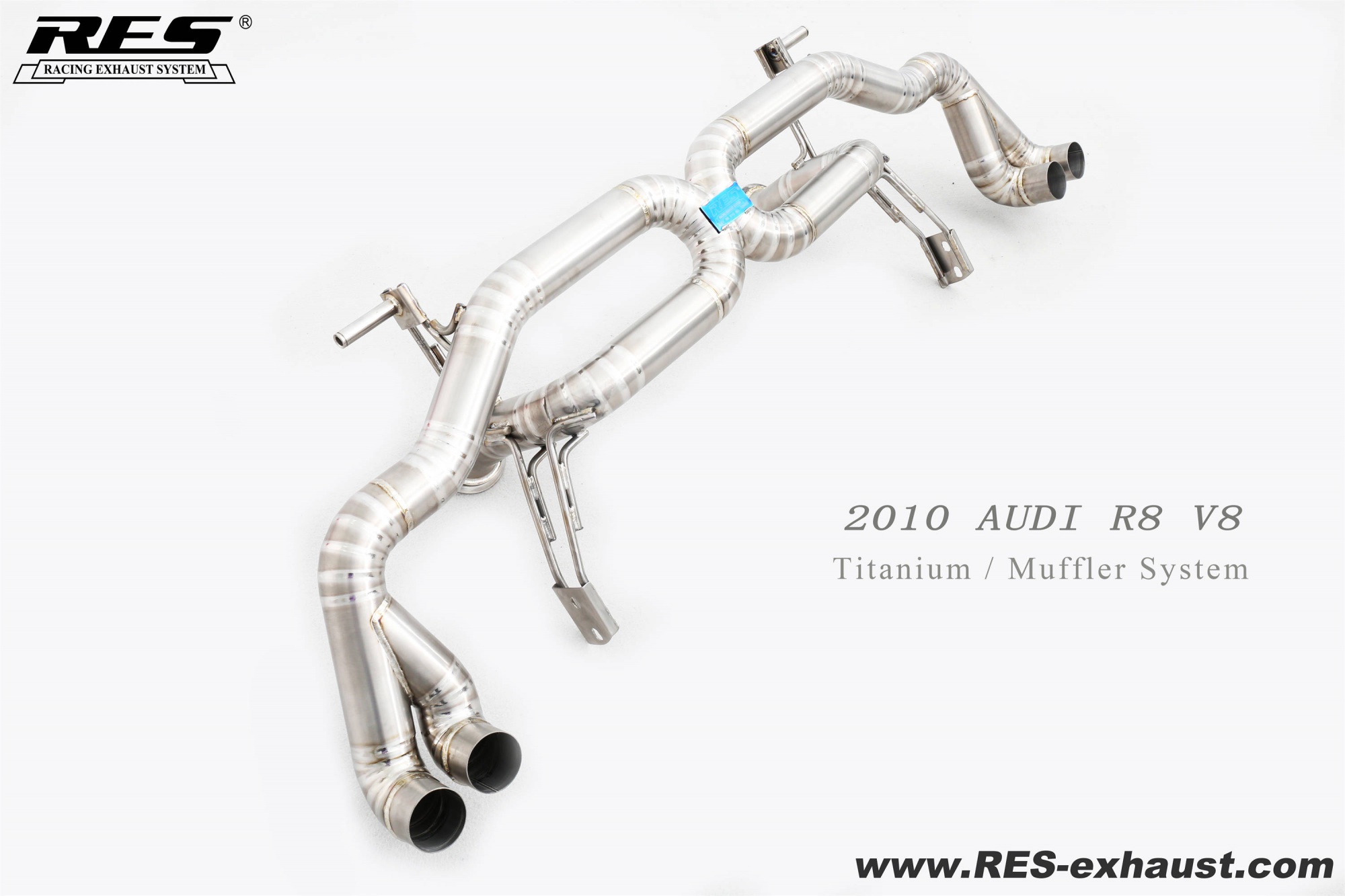 AUDI R8 V8 2010 Titanium / Muffler System