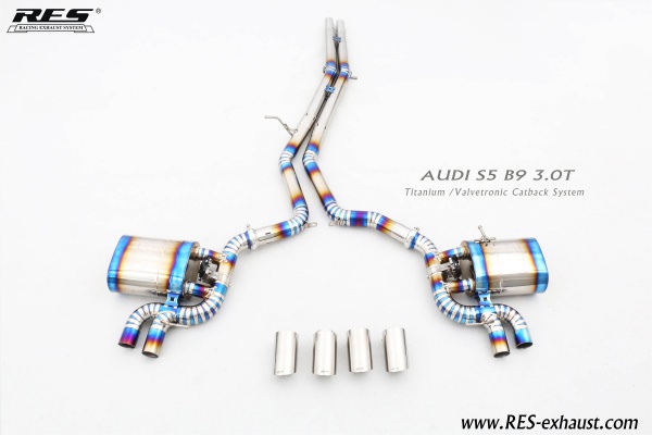 AUDI S5 B9 3.0T Titanium /Valvetronic Catback System