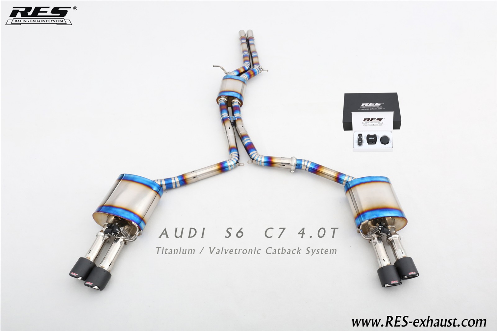 AUDI S6 C7 4.0T Titanium / Valvetronic Catback System
