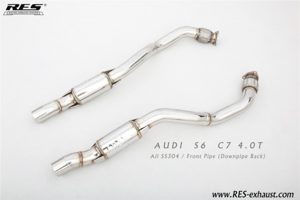 AUDI S6 C7 4.0T All SS304 /Front Pipe