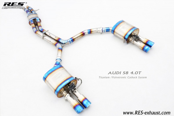 AUDI S8 D4 4.0T Titanium /Valvetronic Catback System