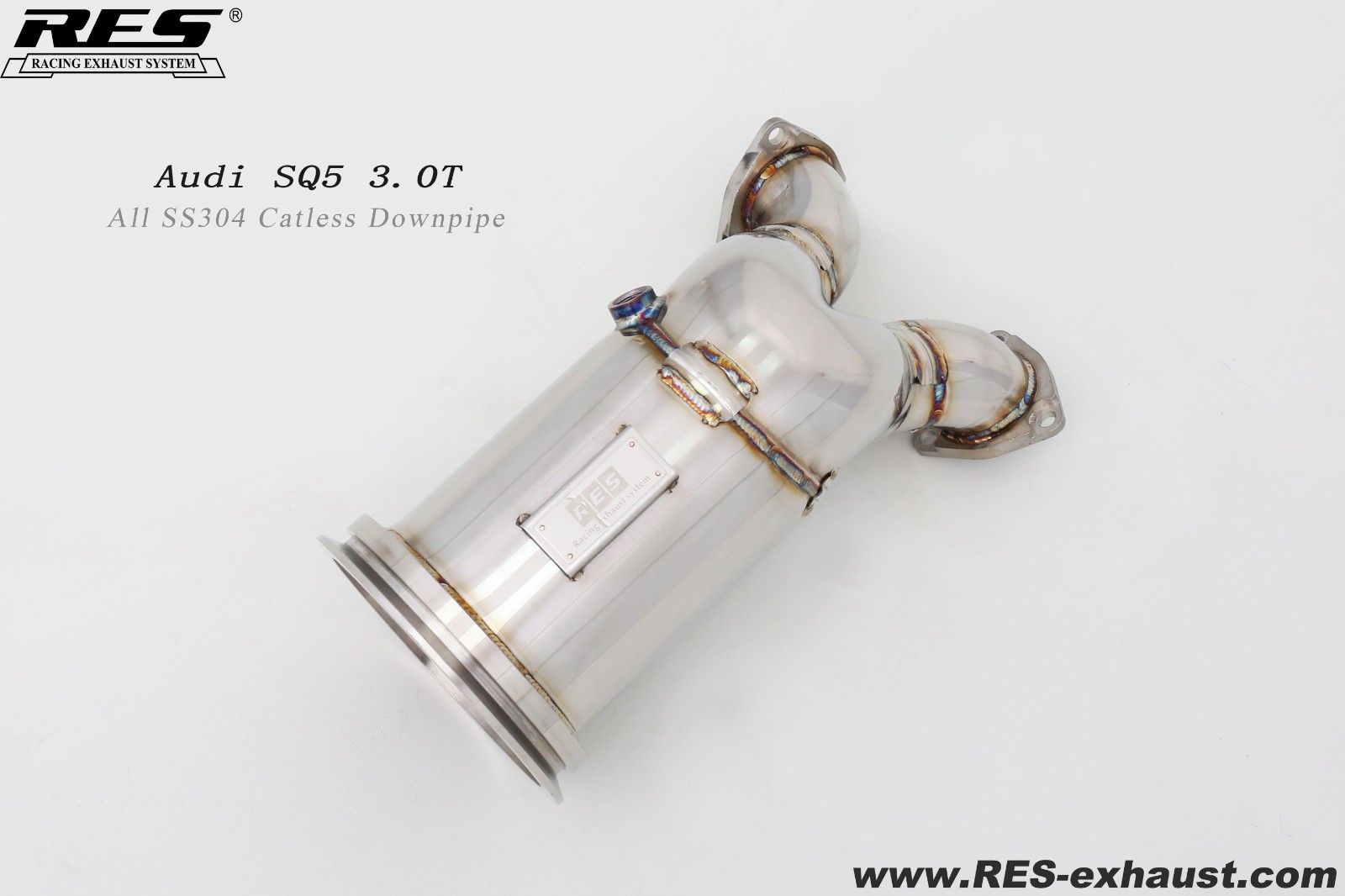 AUDI SQ5 FYG 3.0T All SS304 Catless Downpipe