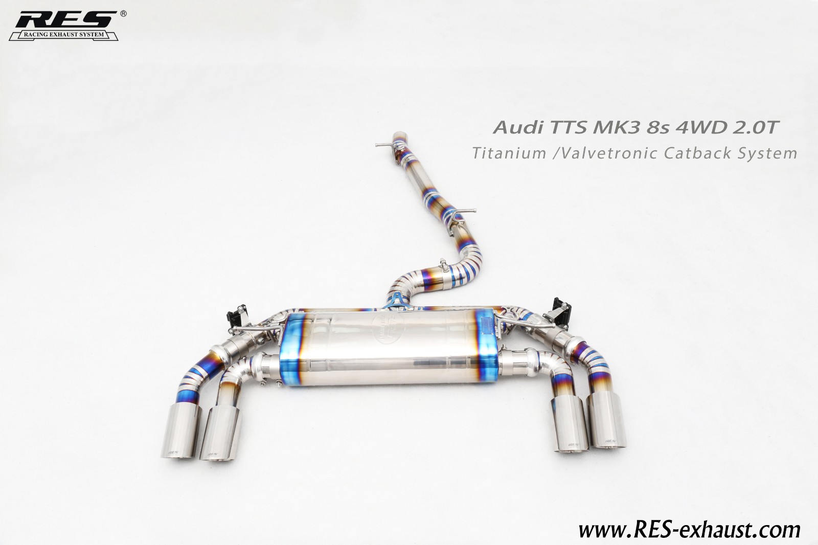 AUDI TTS MK3 8S Titanium /Valvetronic Catback System