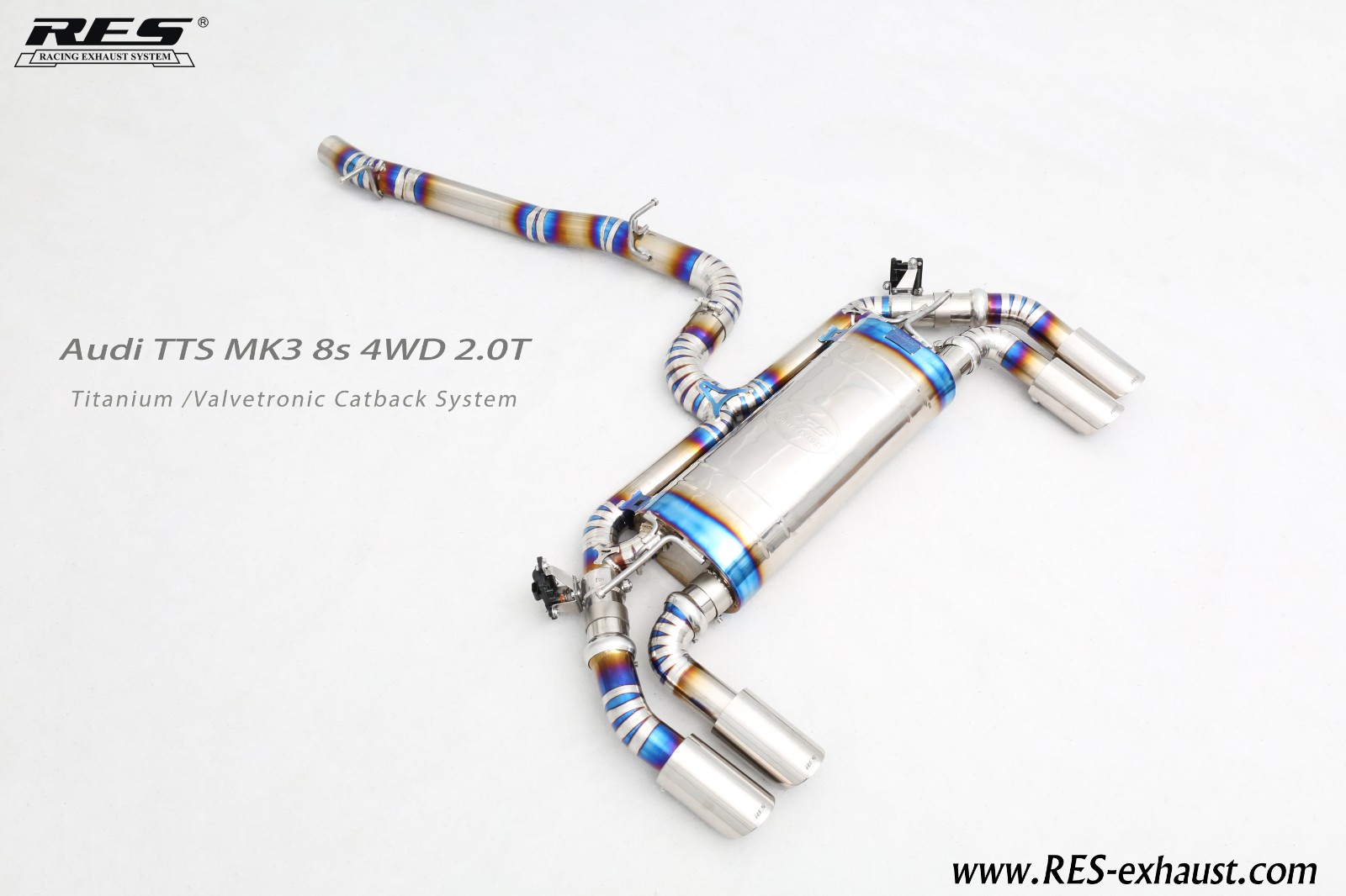 AUDI TTS MK3 8S Titanium /Valvetronic Catback System