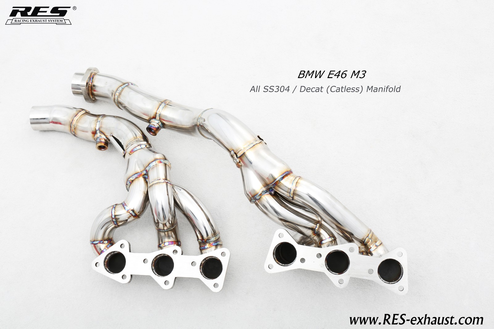 BMW M3 E46 All SS304 / Catless Manifold
