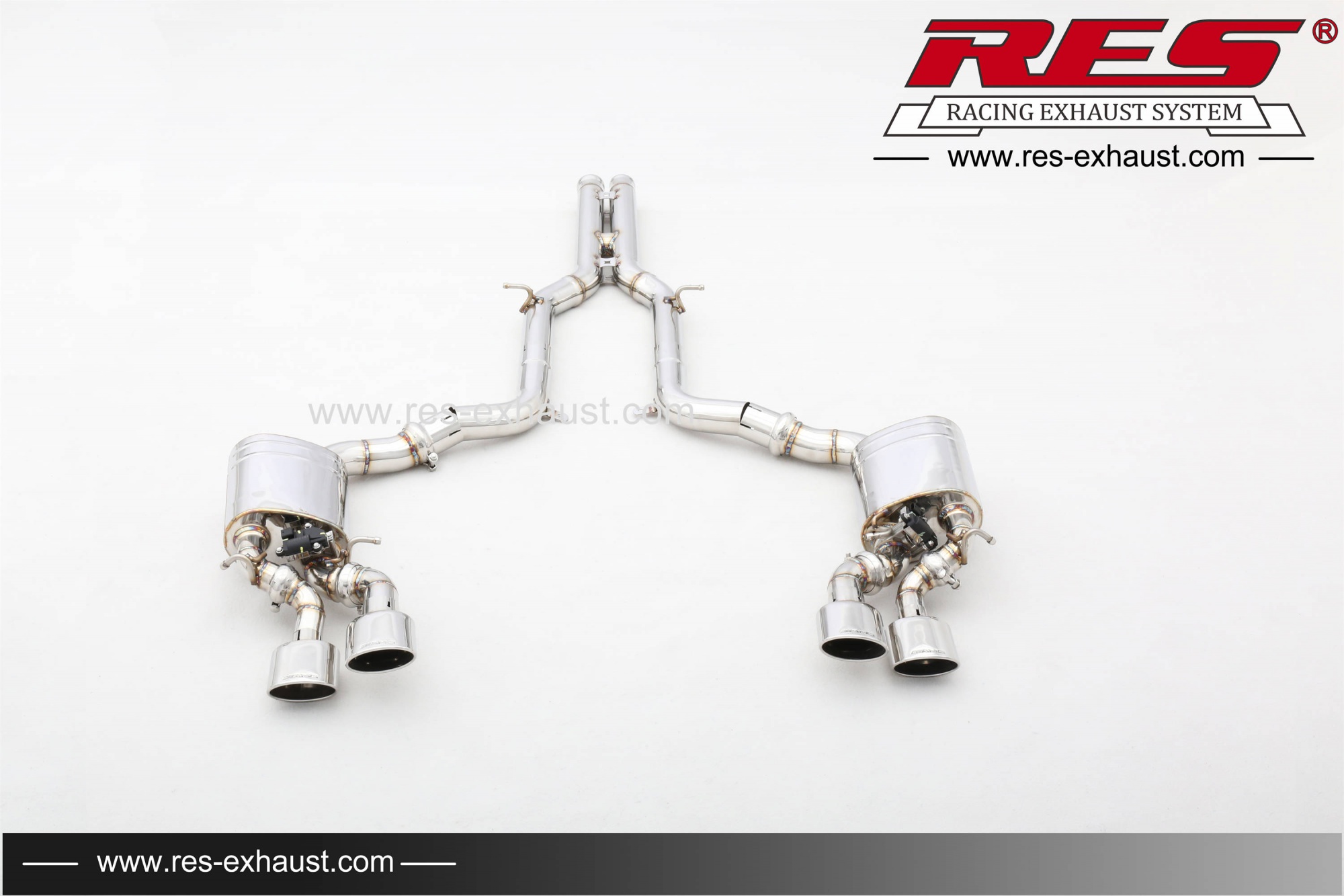 Mercedes Benz C63 W204 All SS304 / Valvetronic Catback System
