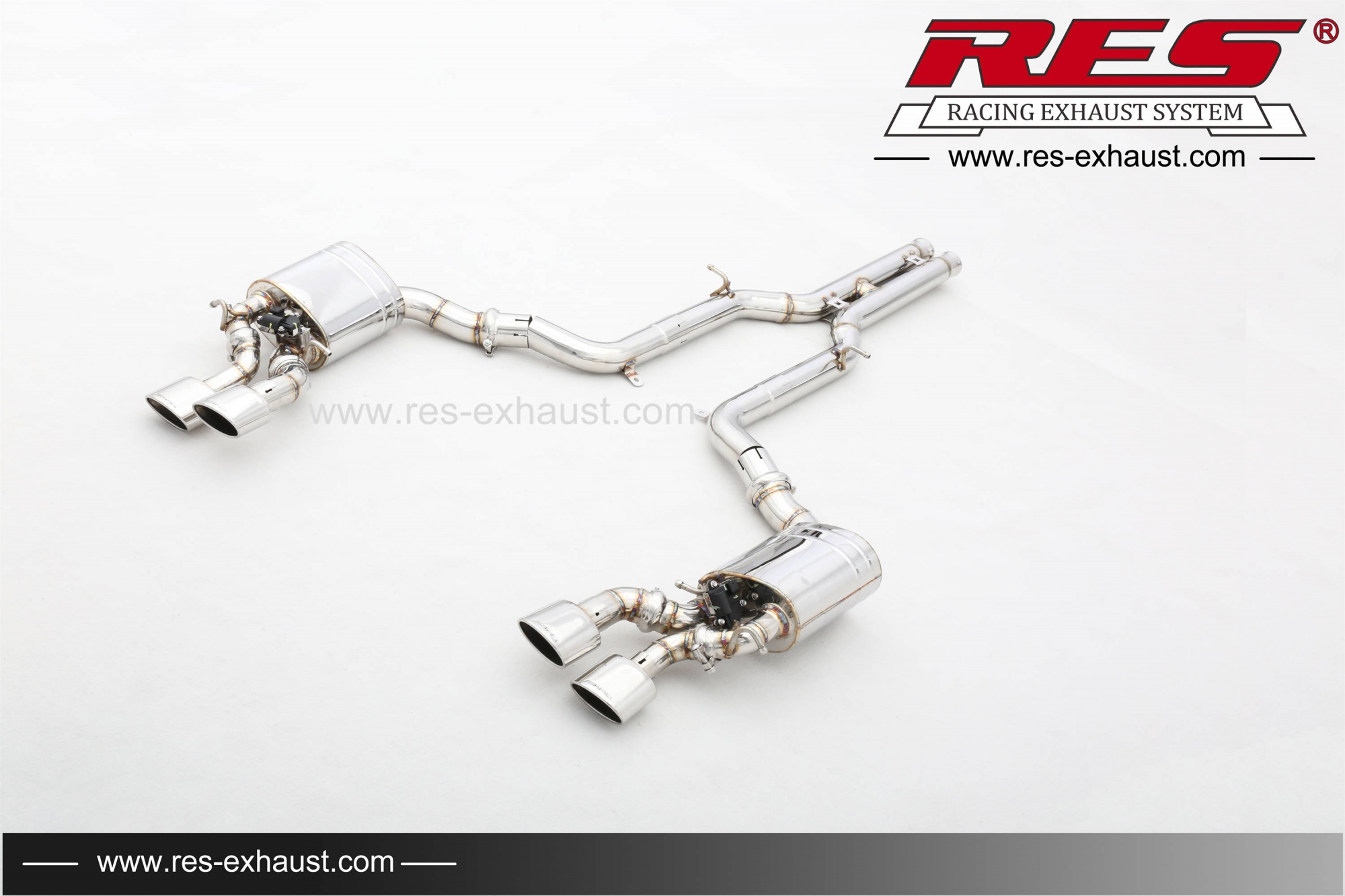 Mercedes Benz C63 W204 All SS304 / Valvetronic Catback System