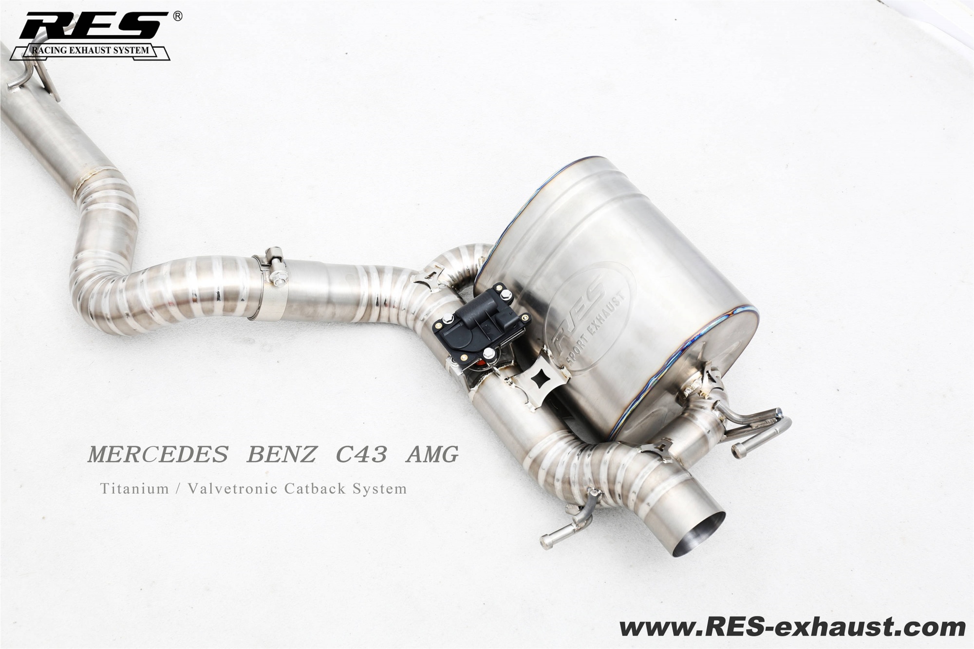 Mercedes Benz C43 W205 Titanium / Valvetronic Catback System