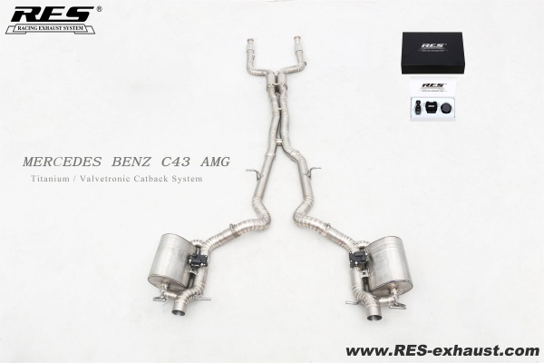 Mercedes Benz C43 W205 Titanium / Valvetronic Catback System