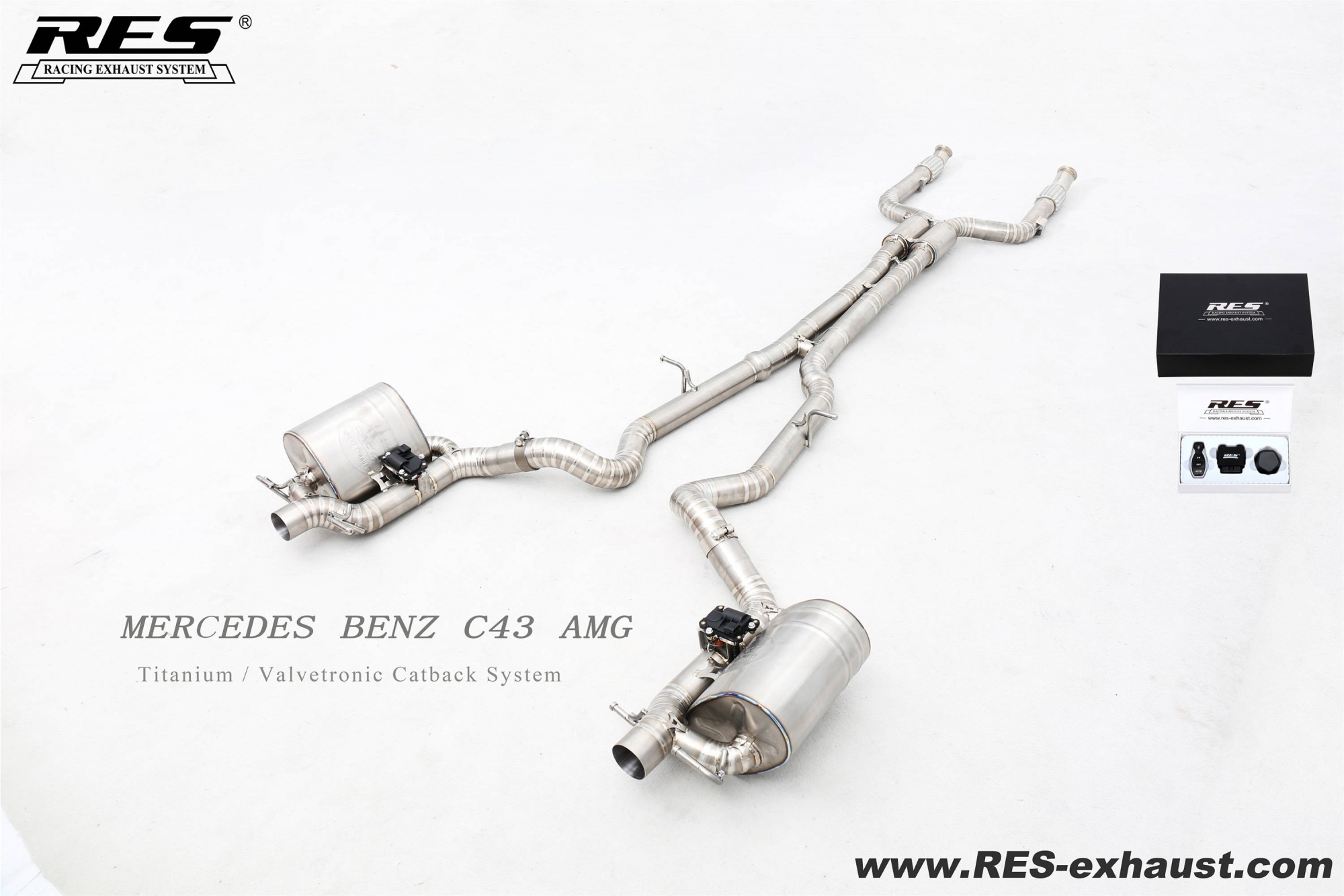 Mercedes Benz C43 W205 Titanium / Valvetronic Catback System