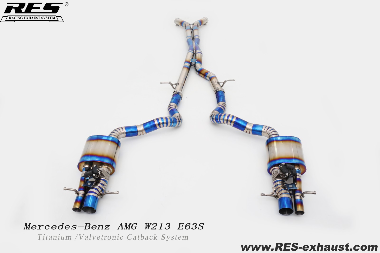 Mercedes-Benz  W213 E63S AMG Titanium /Valvetronic Catback System