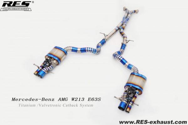 Mercedes-Benz  W213 E63S AMG Titanium /Valvetronic Catback System