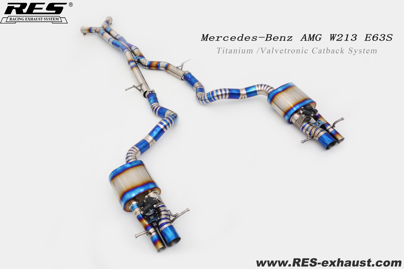 Mercedes-Benz  W213 E63S AMG Titanium /Valvetronic Catback System