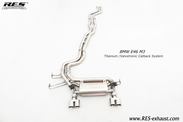BMW M3 E46 All SS304 / Valvetronic Catback System